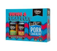The Snaffling Pig Co Swigs & Snaffles: Pork Crackling and Beer Gift Box