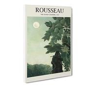 The Snake Charmer By Henri Rousseau Canvas Print | Gallery Wrapped 30mm Frame Wall Art | 30x20 inches | Ready to Hang | Classic Animals Picture | Living Room Bedroom Lounge Office