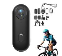 The Snap Cam, Camp Snap Camera, HD 1080P/4K Pocket Action Go Snap Camera with 360° Rotationspring Clip, Wearable Body Cameras for Bike Cycling, Vlogging, Adventures and Car Lovers (Black,4K)