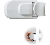 The Snap-On Door Lock Kids Can't Reach or Defeat, No Tools or Adhesives Required, Damage-Free Security, Child Proof Door Lock, Simple Install, Home Safety Gift for Kids, Dogs & Cats