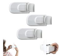 The Snap-On Door Lock Kids Can't Reach or Defeat, No Tools or Adhesives Required, Proof Door Lock Front Door, Simple Install, Home Safety Gift for Dogs & Cats (3pcs)