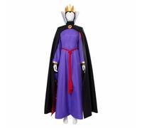 The Snow White Evil Queen Cosplay Costume with Crown Evil Queen Costume Dress Halloween Carnival Costume Snow WhiteXXL MULTI