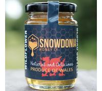 The Snowdonia Honey Co. Welsh Wildflower Honey | 120g | Great Taste Award Winner | 100% Raw, Unpasteurised & Cold-Extracted | Pure British Honey | Natural, Artisanal & Handcrafted