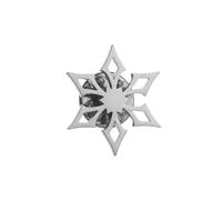 The Snowflake Stainless Steel Brooch for Men Shirt Badge Lapel Pins Clips Christmas Gift, normal, enamel, gem na