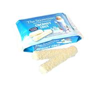 The Snowman and The Snowdog Coconut Logs 10 Pack Christmas Logs - Marshmallow Enrobed in Coconut and White Chocolate Flavour Coating - Gluten Free