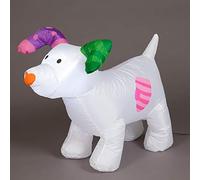 The Snowman and the Snowdog Inflatable Snowdog with 2 Warm White LEDs