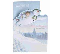 The Snowman And The Snowdog Wonderful Dad Christmas Card