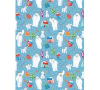 The Snowman Christmas Wrapping Paper Roll - 4 Metres Long Official Raymond Briggs Gift Wrap - Festive Wrapping Paper for Kids & Families