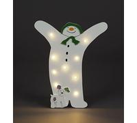 The Snowman White Wooden Ornament B/O 25cm