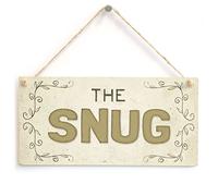 The Snug Hanging Door Sign, Leafy Room Decor