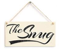 The Snug Hanging Door Sign Retro Room Plaque Home Decor