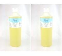 The Soapery Castor Oil Organic Cold Pressed 1 litre - 100% Pure (Pack of 2)