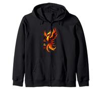 The Soaring Flying Phoenix Zip Hoodie