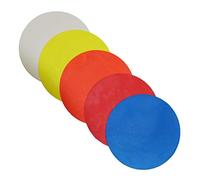 The Soccer Store Set of 10 Flat Disc Markers (Individual and Multi-pack) (Multi, 23 cm)