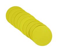 The Soccer Store Set of 10 Flat Disc Markers (Yellow, 23 cm)