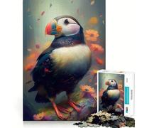 The Sociable Puffin Jigsaw Puzzles 1000 Piece for Teenagers Improve Memory Relaxing Fun Sharp Edge Unique Gift (50x75cm)