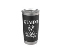 The Social Butterfly Gemini Stainless Steel Insulated Tumbler