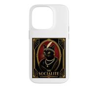 The Socialite Art Deco Black Cat Murder Mystery Case for iPhone 14 Pro