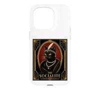 The Socialite Art Deco Black Cat Murder Mystery Case for iPhone 15 Pro