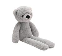 Ste The Plush Long Leg Grey Teddy Bear Softies Grey One Size