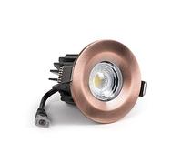 The Soho Lighting Company Antique Copper CCT Fir LED Dimmable 10W IP65 Downlight for Bathroom Bedroom Kitchen