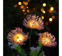 SolarCentre® Florin Outdoor Solar Flower Lights - Pink