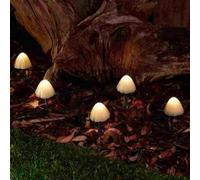 The Solar Centre Forest Solar Mushroom Lights - Set Of 12
