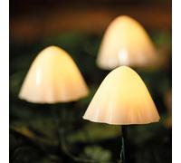 SolarCentre® Forest Outdoor Solar Powered Mushroom Lights - Set of 6 (XL 9.5cm)