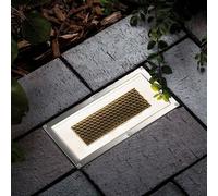 SolarCentre® Onyx Outdoor Premium DualWhite Solar Powered Brick Driveway Light