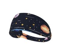 The Solar Family Elastic Sports Headband, Unisex Headband, Wicks Moisture and Eliminates Excess Sweat, Suitable for Sports Such As Football, Running and Yoga, Etc.