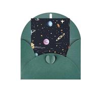 The Solar Family Greeting Card, 4x6 Inch With Envelope, &Suitable For Birthdays, Weddings, And Business Events.