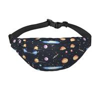 The Solar Family Large Fashion Crossbody Waist Bag, Travel Casual Boys Waist Bag, Suitable for Sports, Running, Cycling, Traveling, Fishing