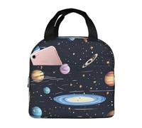 The Solar Family Printed Lunch Bag - Suitable for Women, Nurses, Beach, Travel, Pool and Picnic Cooler Handheld Insulated Lunch Bag,