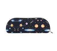 The Solar Family Printed portable pencil case, easy to carry around, perfect for office use