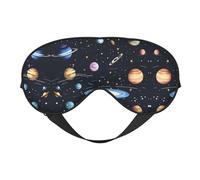 The Solar Family Soft Eye mask, All Over Printed, 96% Polyester 4% Spandex