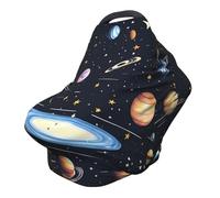 The Solar Family Versatile full-print Stroller Chair Cover/Nursing Cover, specially designed for your baby
