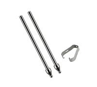 The solid metal pencil tip is compatible with Tab S 7/8/9 pens and provides a realistic pen feel and a fine tip for control