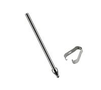 The solid metal pencil tip is compatible with Tab S 7/8/9 pens and provides a realistic pen feel and a fine tip for control
