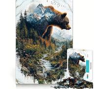 The Solitary Wanderer Jigsaw Puzzles 1000 Piece for Adults Mental Logic Toy Peaceful Fun Firm Cut Cherished Gift (38x52cm)
