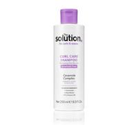 The Solution Curl Care Shampoo 250ml - Shea Butter, Sulphate Free | Moisturising, silicone-free shampoo with shea butter to cleanse, hydrate and enhance defined-looking waves and curls.