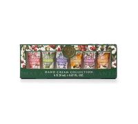 The Somerset Toiletry Companty AAA Mini Hand Cream Festive Collection, includes Rose Petal, Lily Of The Valley, Lavender, Hibiscus Flower, White Jasmine and Orange Blossom, 6 x 20ml