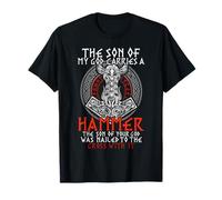 The Son of my God carries a Hammer Mythology Viking T-Shirt
