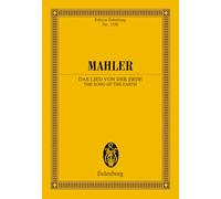 The Song of the Earth: orchestra. Partition d'étude.