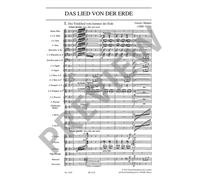 The Song of the Earth Study score orchestra Mahler Ernst Eulenburg & Co. GmbH, M