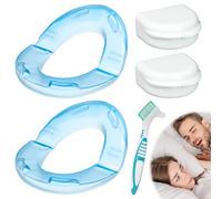 The Soothie Anti Snoring Mouthpiece,Unisex Sleep Apnea Devices,with Storage Box and Toothbrush,Prevent Teeth Grinding,Promote Good Sleep (2 PCS Blue)