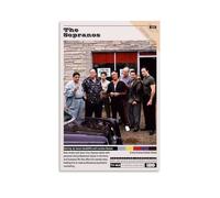 The Sopranos Aesthetic Canvas Wall Art Print - TV Series Show Poster for Modern Family Bedroom Decor - 16x24inch (40x60cm)