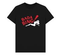 The Sopranos Badabing T-shirt in Black | Size: 4XL The Sopranos Black 4XL