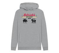 The Sopranos Satriales Hoodie in Light Grey | Size: Large The Sopranos Light Grey L