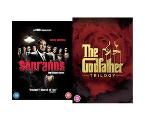 The Sopranos: The Complete Series [DVD] [2007] & The Godfather Trilogy [DVD] [2022]