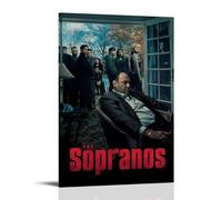 The SopranosWaterproof Posters Wall Art Posters Waterproof Home Printing Moisture-proof Easy to Install And Fade ResistantFrame-style24x36inch(60x90cm)